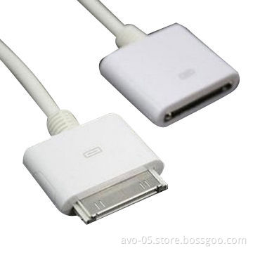30-pin Male to Female Extension Cable for iPhone